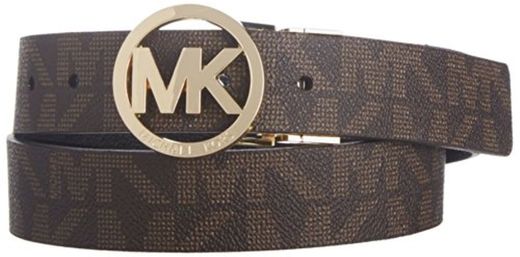 Michael Kors Mk Signature Monogram Belt and Buckle Reversible