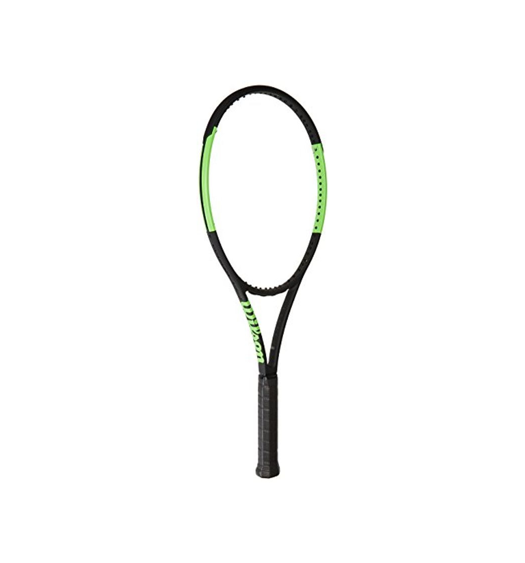 Product Wilson Blade 98 18X20 CVFRM W/O Raqueta de Tenis, Unisex Adulto, Negro/Verde