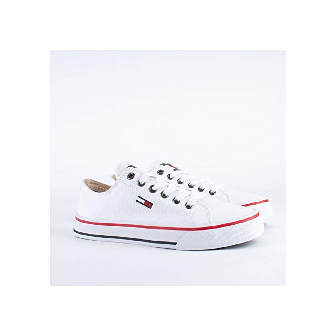 Fashion Tommy Jeans EN0EN00681YBS - Tenis Tommy Hilfiger para Mujer, Blanco