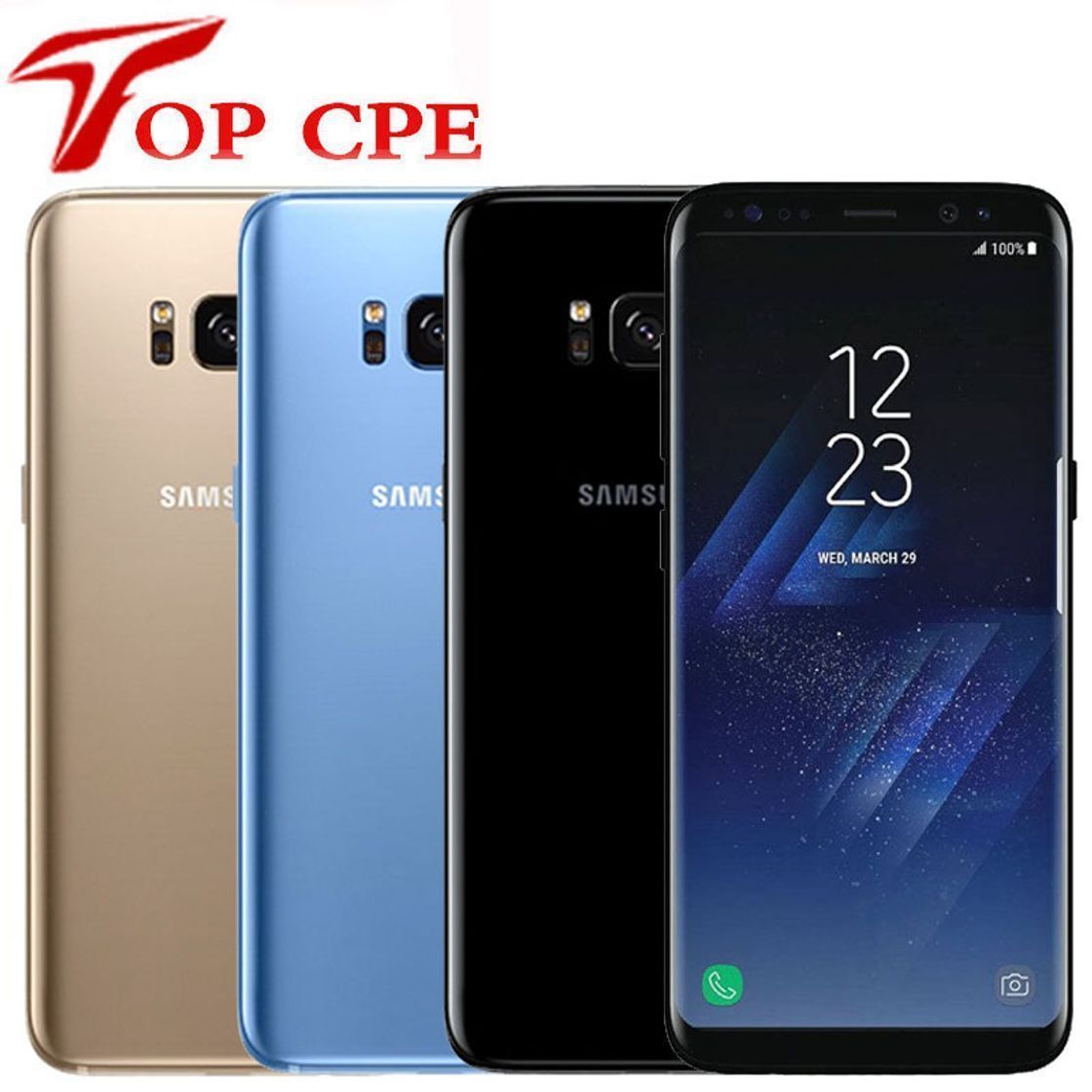 Electrónica Samsung Galaxy S8 Smartphone, 4GB RAM, 64GB, 12MP, Android,