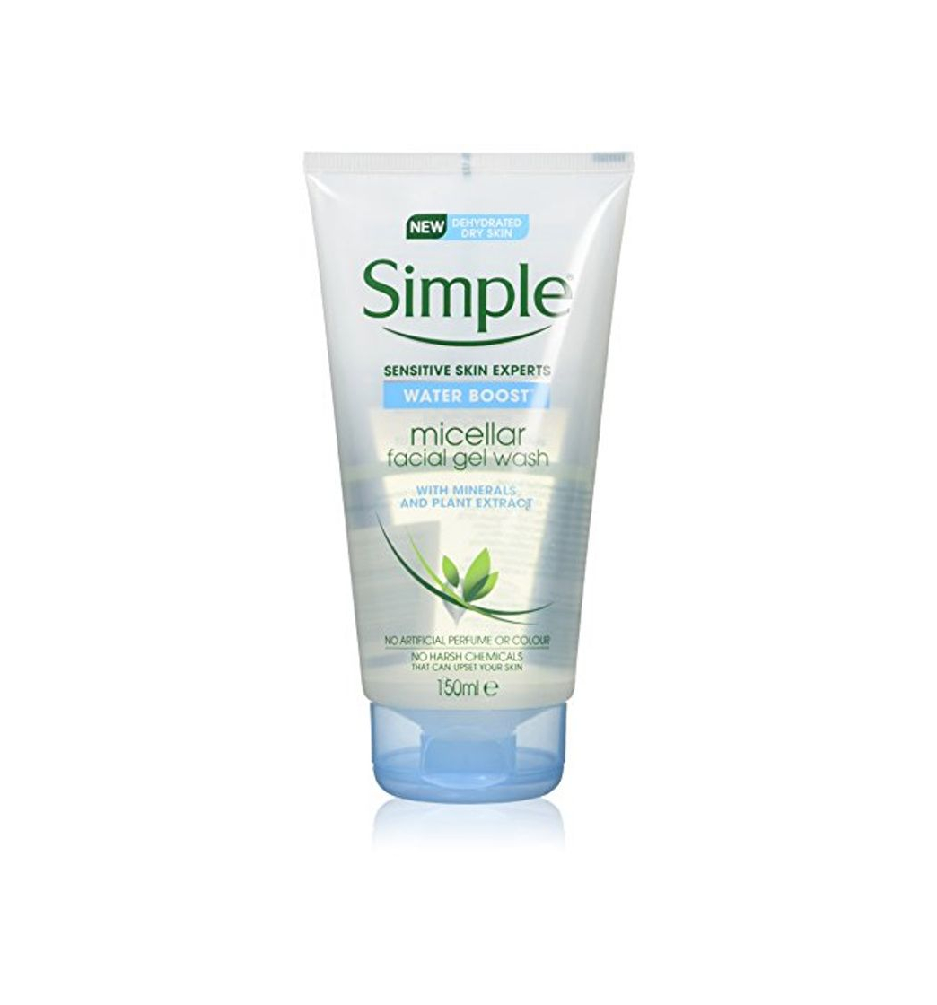 Belleza Simple agua Boost Micellar Gel lavado para la piel sensible