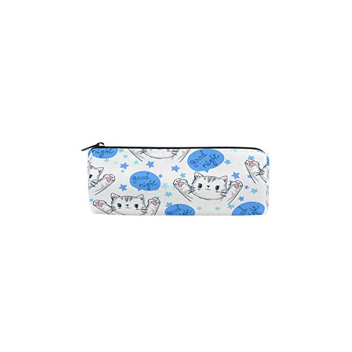 RGFDF Gatos guapos Gatitos Moustache Estuche para lápices Bolso para bolígrafo Bolso