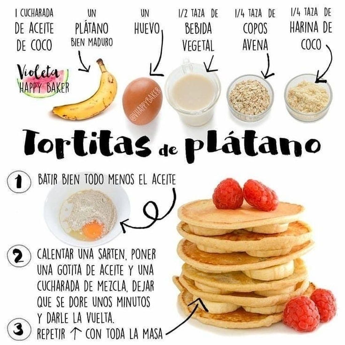 Producto Tortitas de plátano 