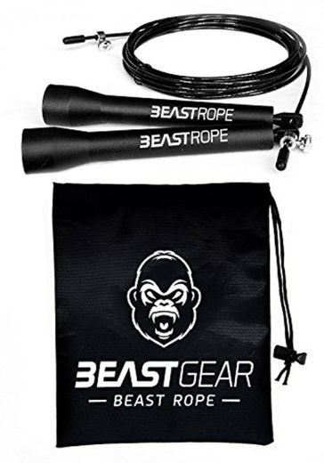 Cuerda para saltar de alta velocidad de Beast Gear. Comba de CrossFit