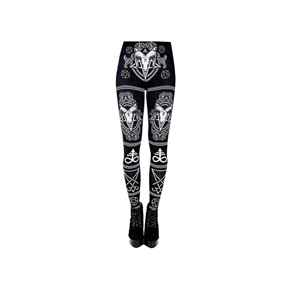 Producto RISTHY Pantalones Gótico Largos Sexy Leggins Mujer Mallas Pantalones Push Up Danza