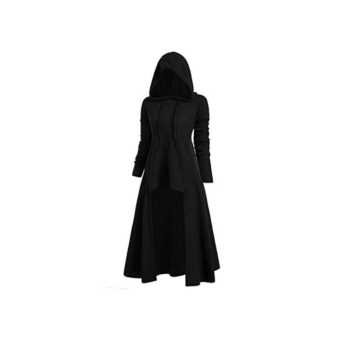 Moda Toctax Vestido con Capucha para Mujer Vestidos de Manga Larga de Fiesta Medieval Vestidos de Disfraces de Fiesta de Halloween Renacentistas Mujeres Chaqueta Punk Vintage Ropa