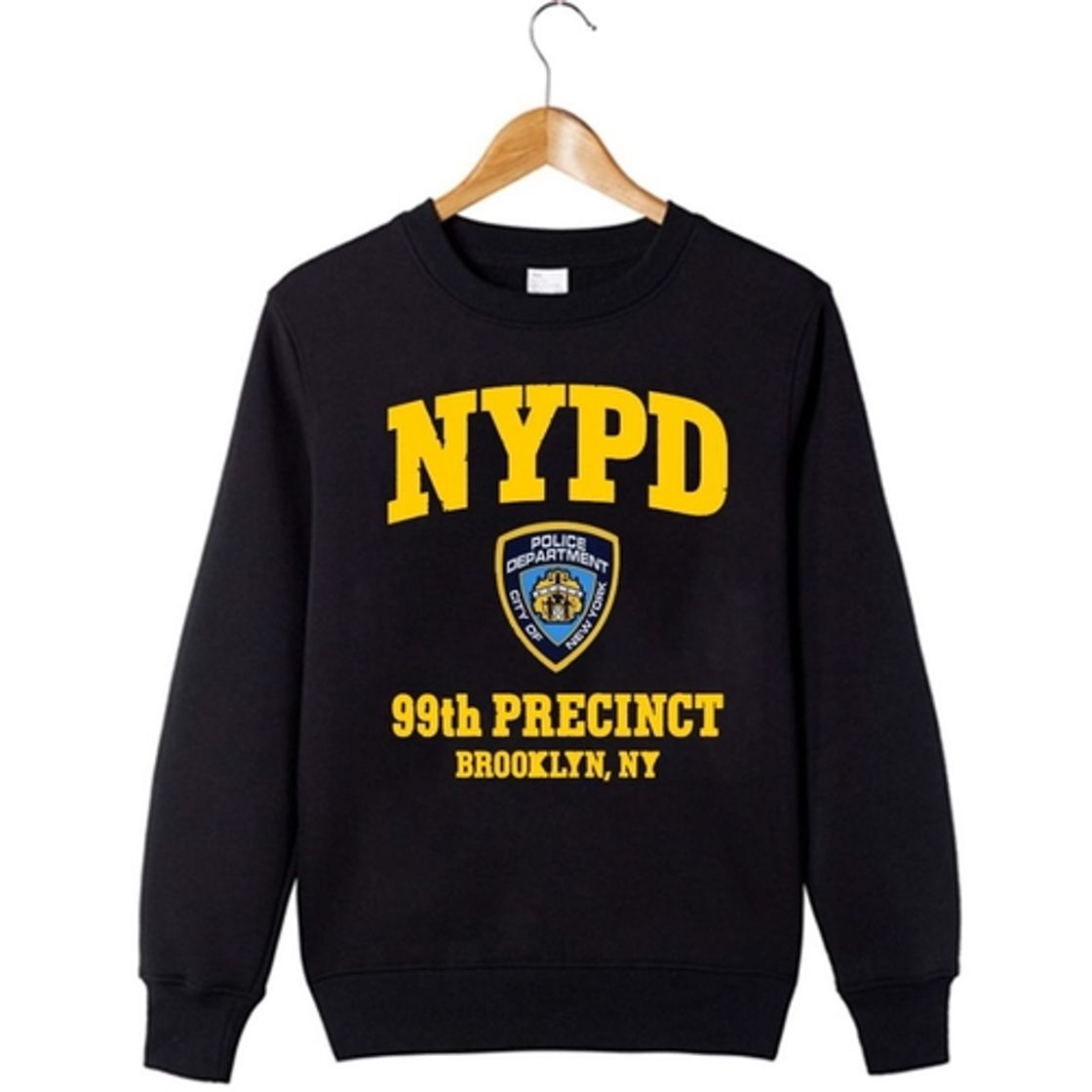 Moda Moletom Careca Gola Redonda Brooklyn Nine Nine 99 Police Esc