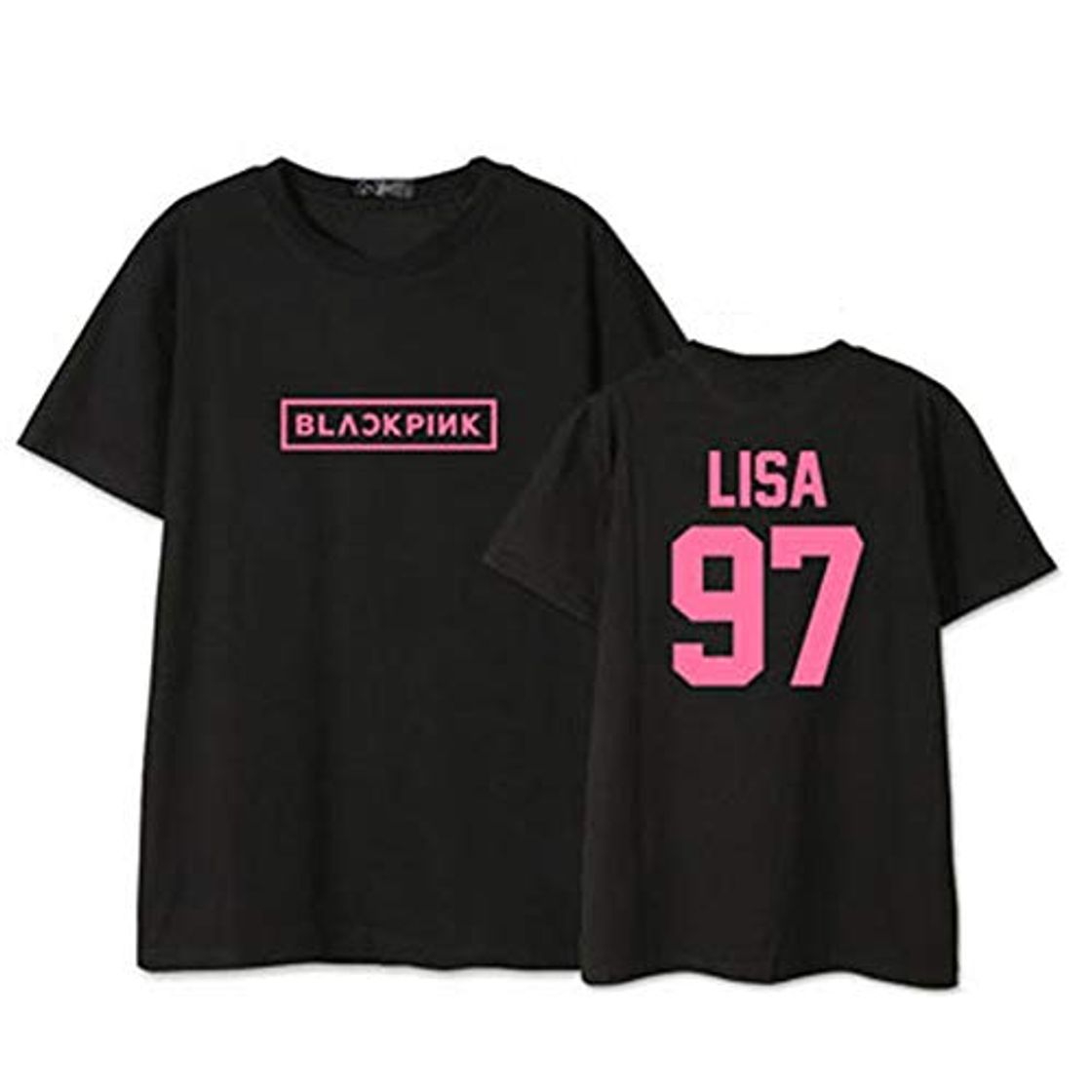 Products Blackpink Fans KPOP Manga Corta Camiseta Unisex Lisa Jisoo Top Tees