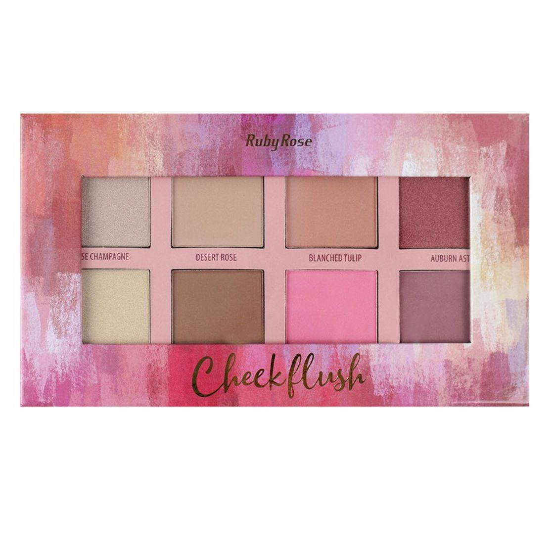 Moda PALETA CHEEK FLUSH - RUBY ROSE 