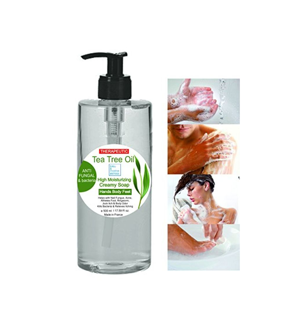 Productos Gel desinfectante antibacteriano Jabón Ultra Hidratante Terapéutico con Aceite de Árbol de