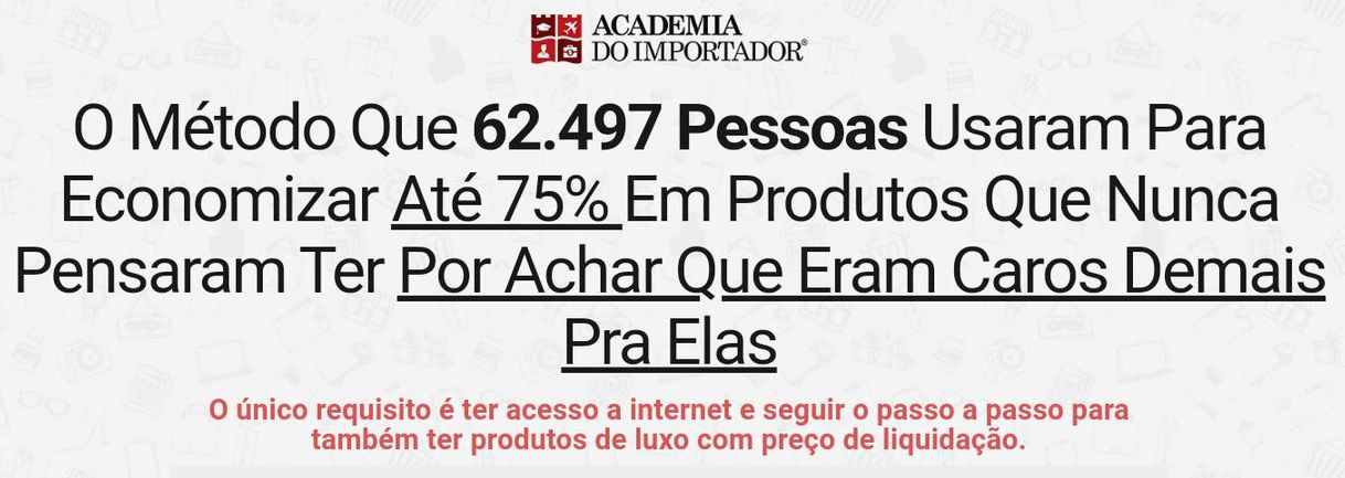 Fashion Academia Do Importador.📚