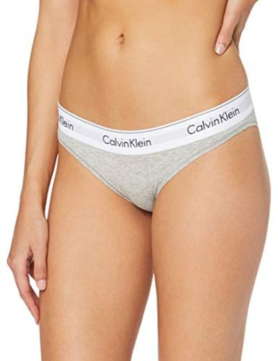 Calvin Klein underwear MODERN COTTON - BIKINI, Bikini Cullote para Mujer, Gris