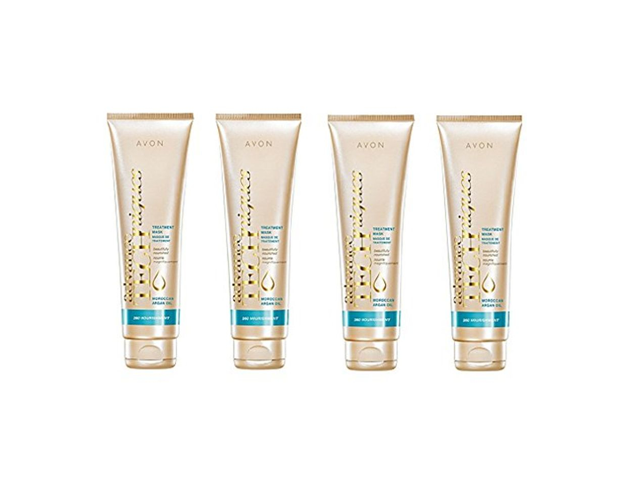 Producto 4 x Avon Mascarilla Capilar Nutrición 360 Aceite de Argán de Marruecos 150ml