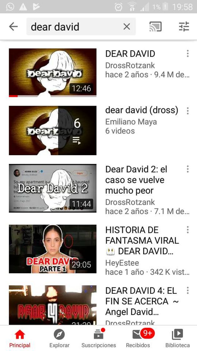 Moda La historia de dear David 