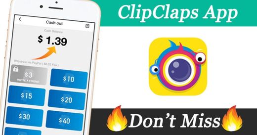 Clipclaps - App para generar dinero