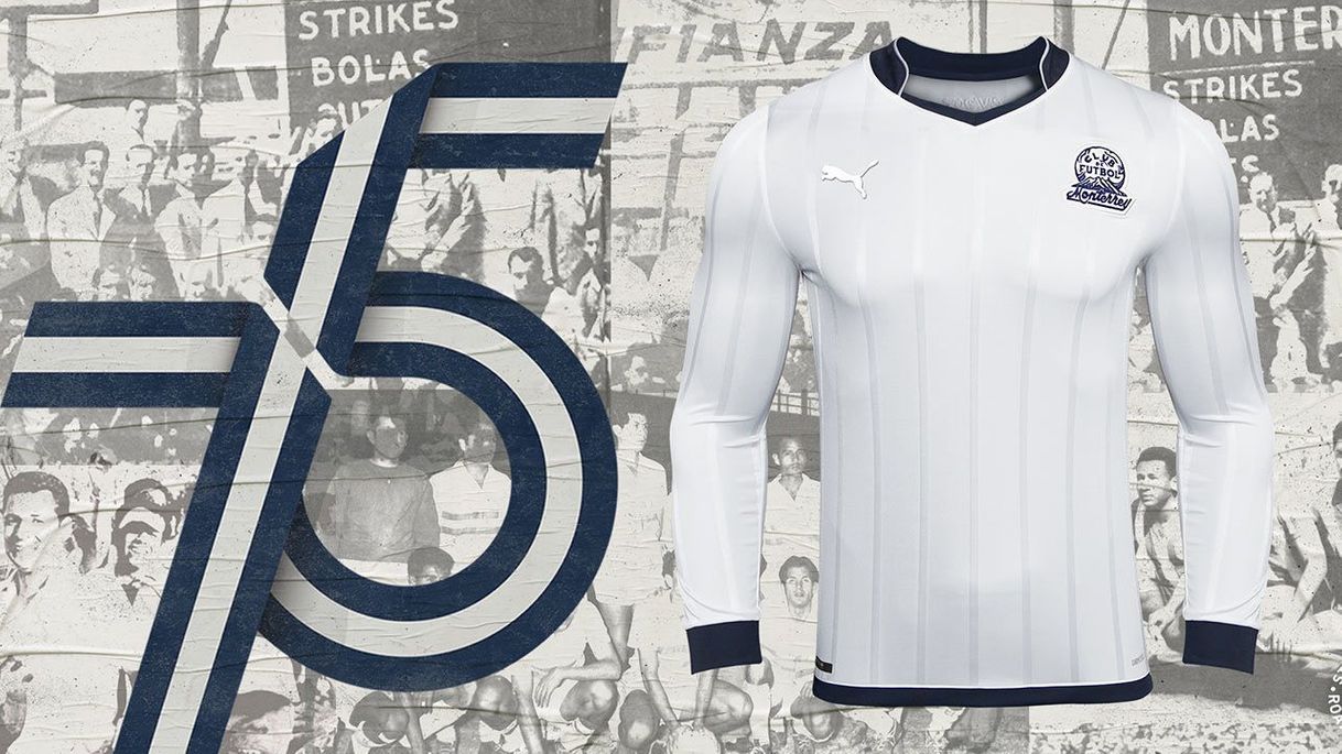 Moda Playera 75 aniversario Rayados