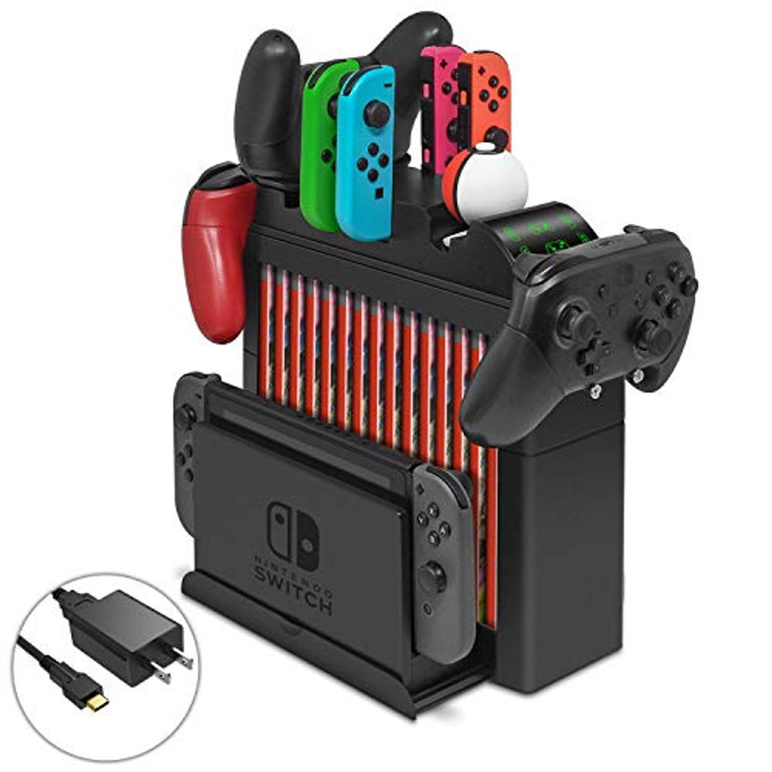 Producto Base de Carga multifunción para Nintendo Switch