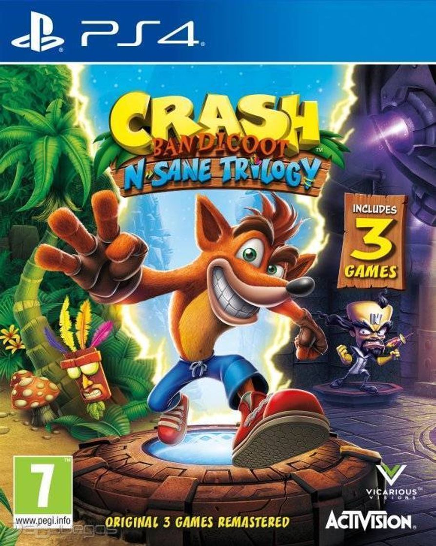 Videogames Crash Bandicoot N. Sane Trilogy