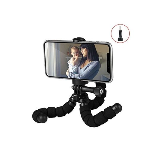 Fotopro RM-95-N - Mini trípode Flexible, con Soporte para Smartphone