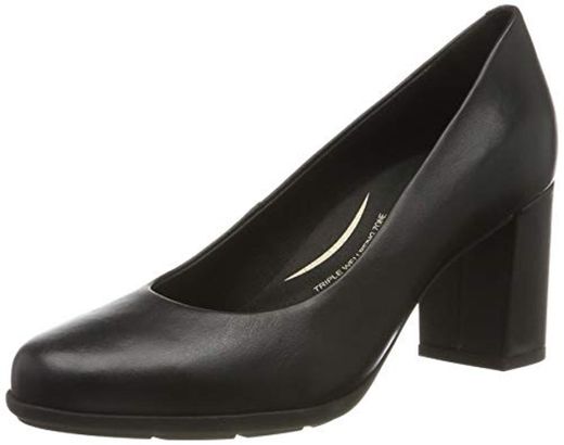 Geox D New ANNYA A, Zapatos de Tacón para Mujer, Negro