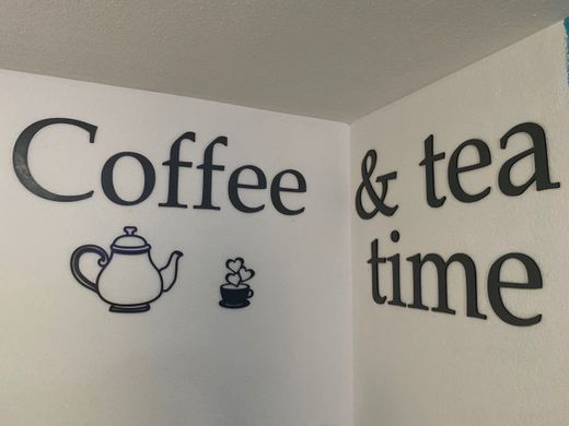 Letras para Coffee & tea time 