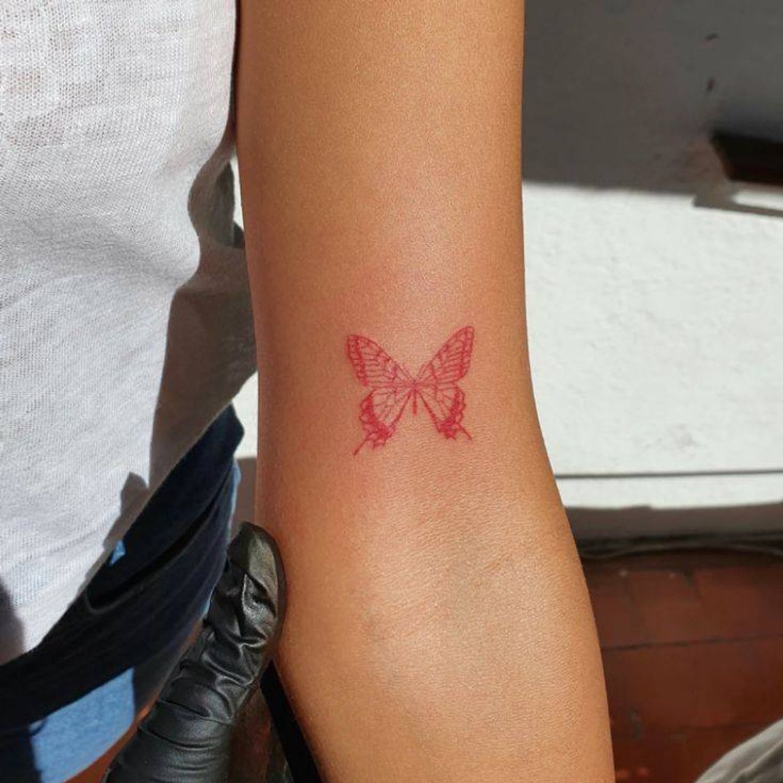 Fashion Red Tattoo Butterfly 🦋 