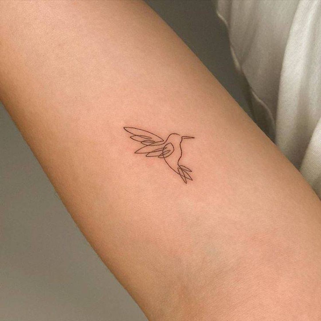 Fashion Hummingbird Tattoo 