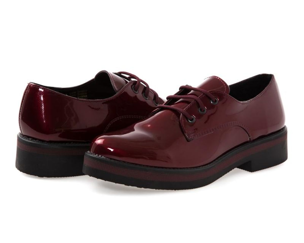 Moda Zapatos Oxford 18 Forever color vino 