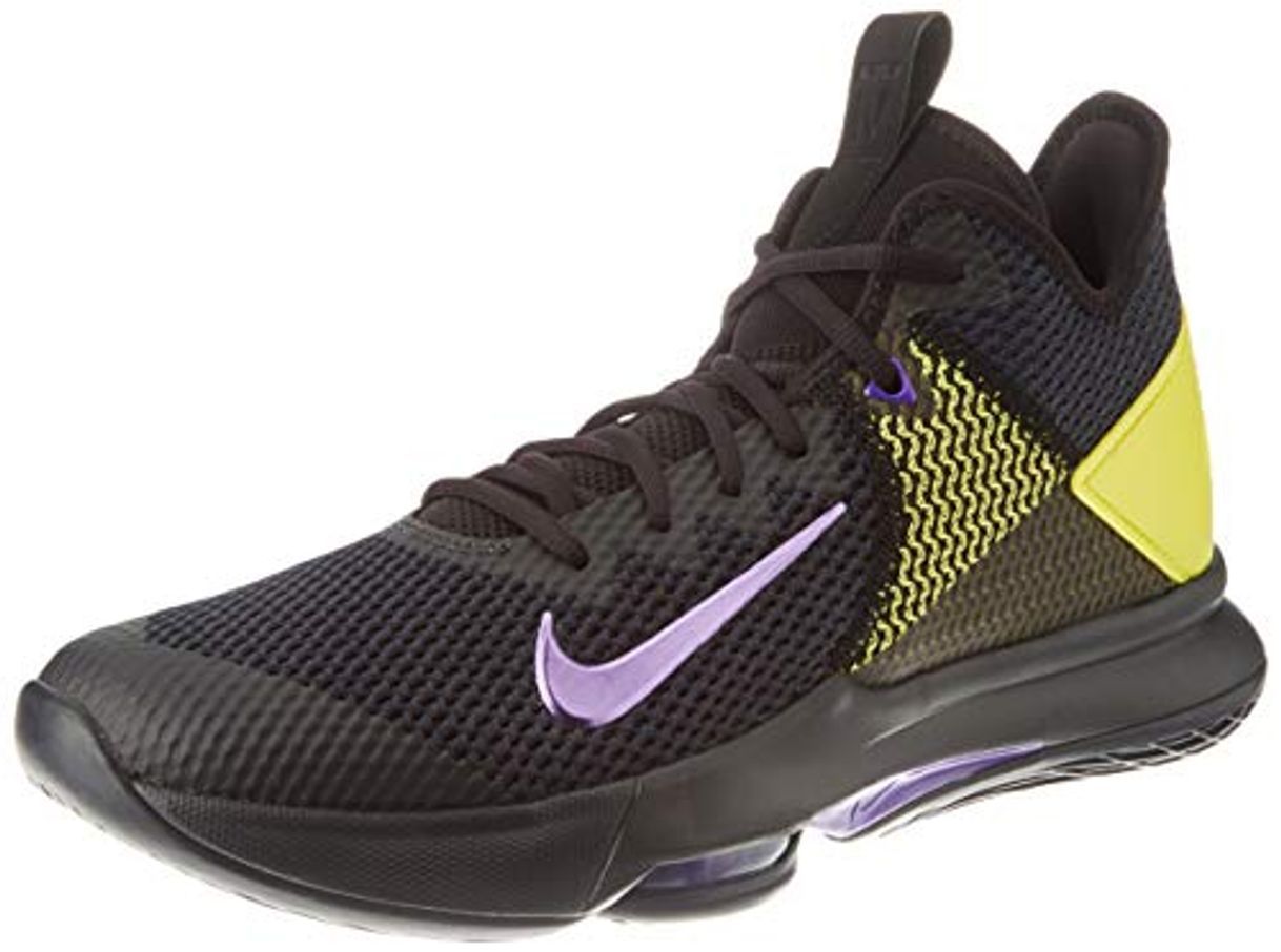 Social Nike Lebron Witness IV, Zapatilla de Baloncesto para Hombre, Negro