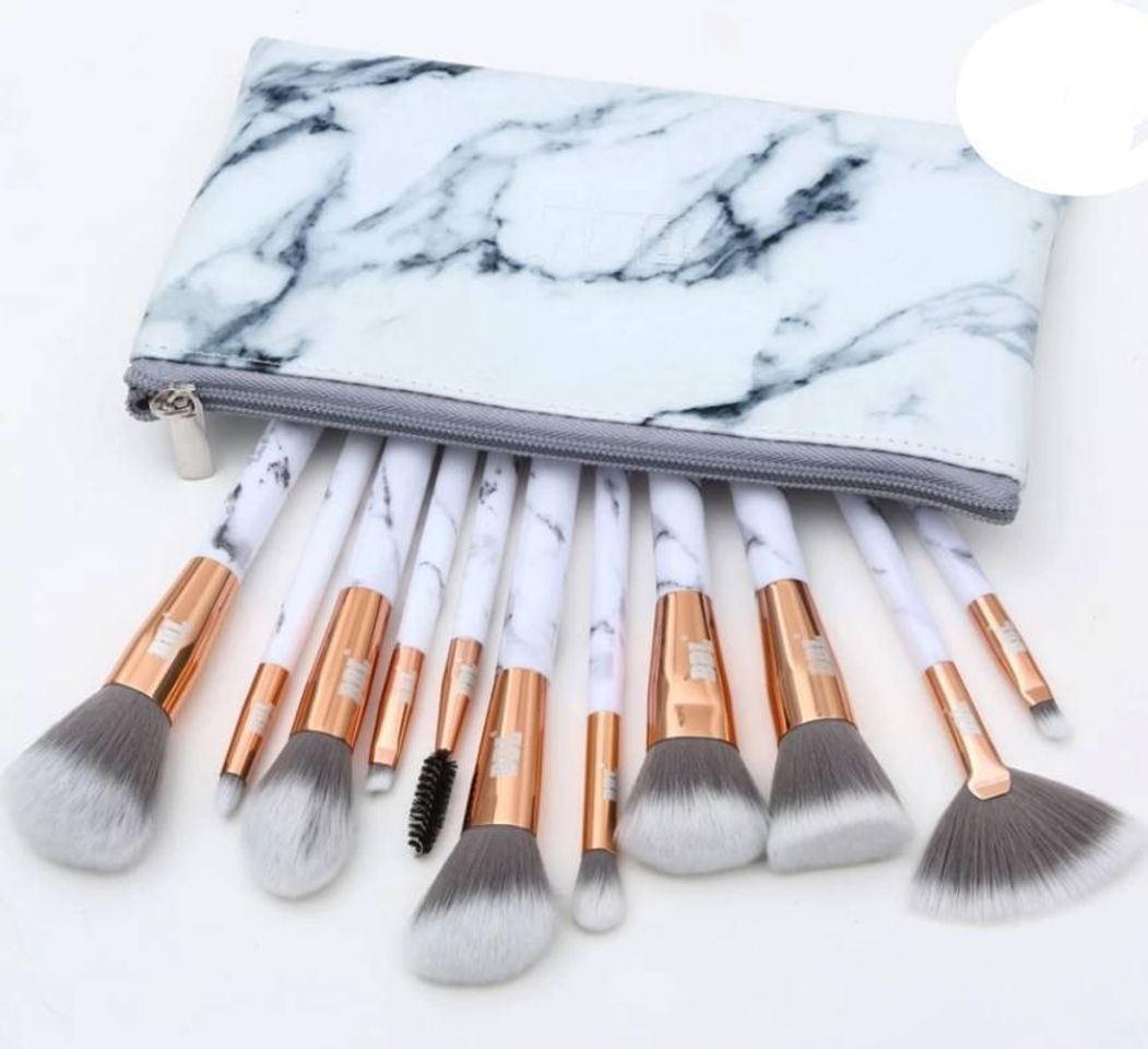 Product Luxury Marble Bag & Brush Set

