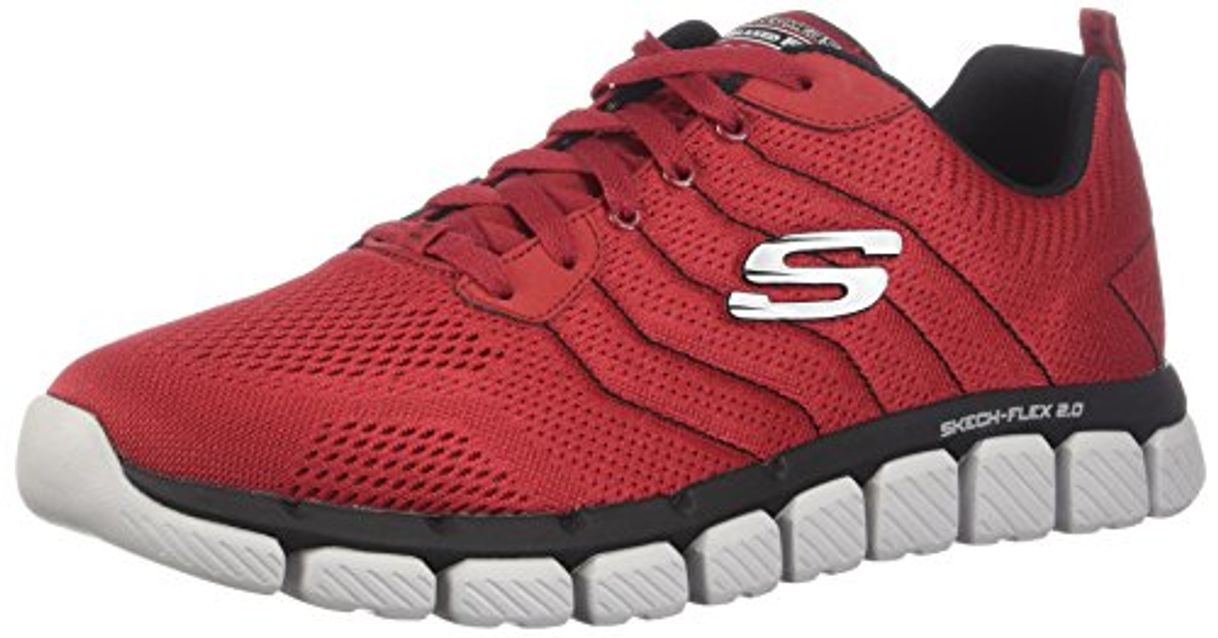 Moda Skechers Skech-Flex 2.0, Zapatillas para Hombre, Rojo