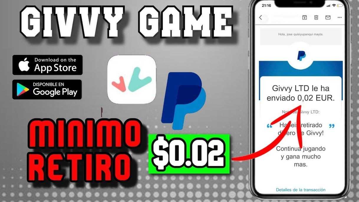 App Givvy (Gana dinero)