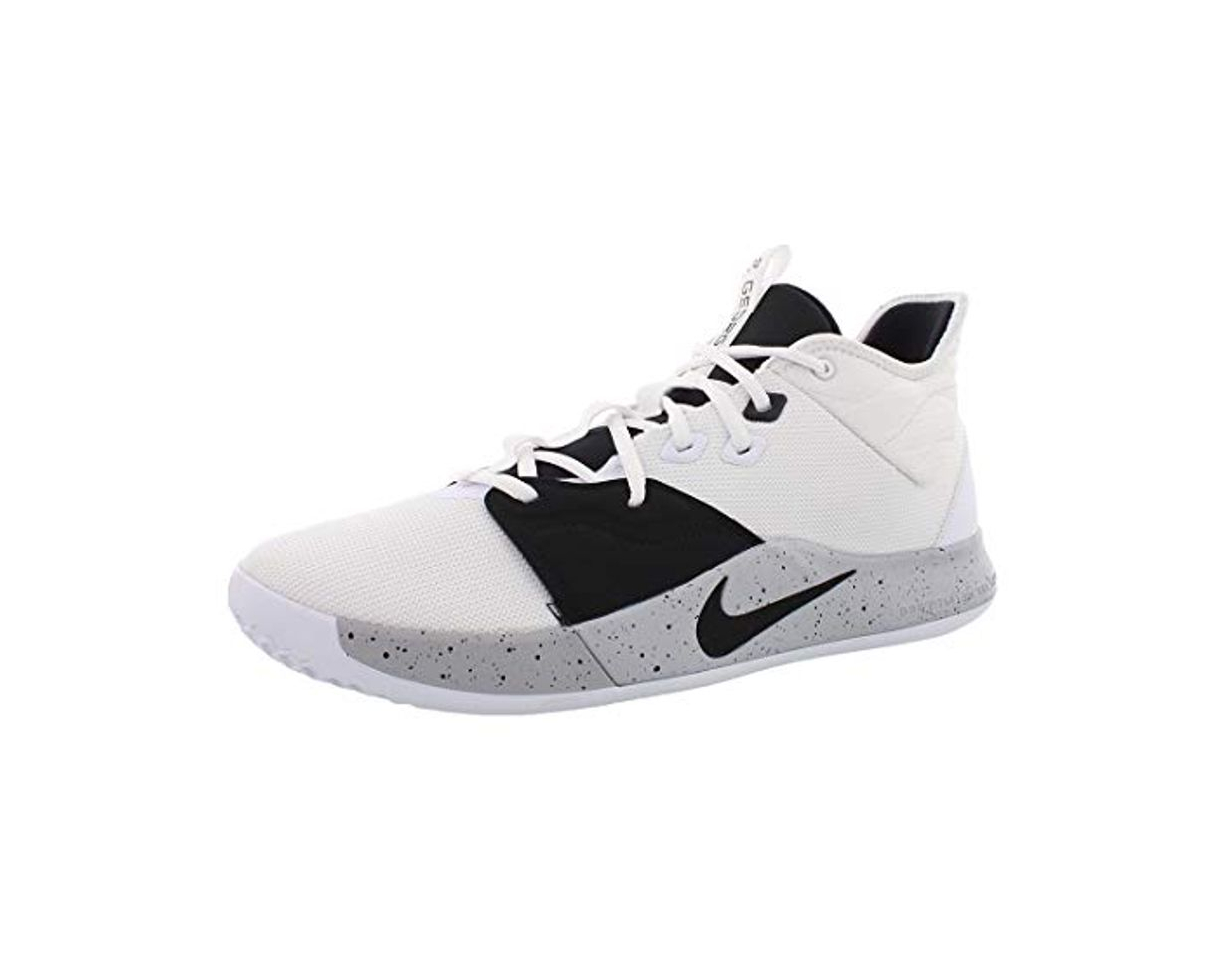 Social Nike Pg 3 AO2607-101 - Zapatillas para Hombre, Color Blanco y Negro,