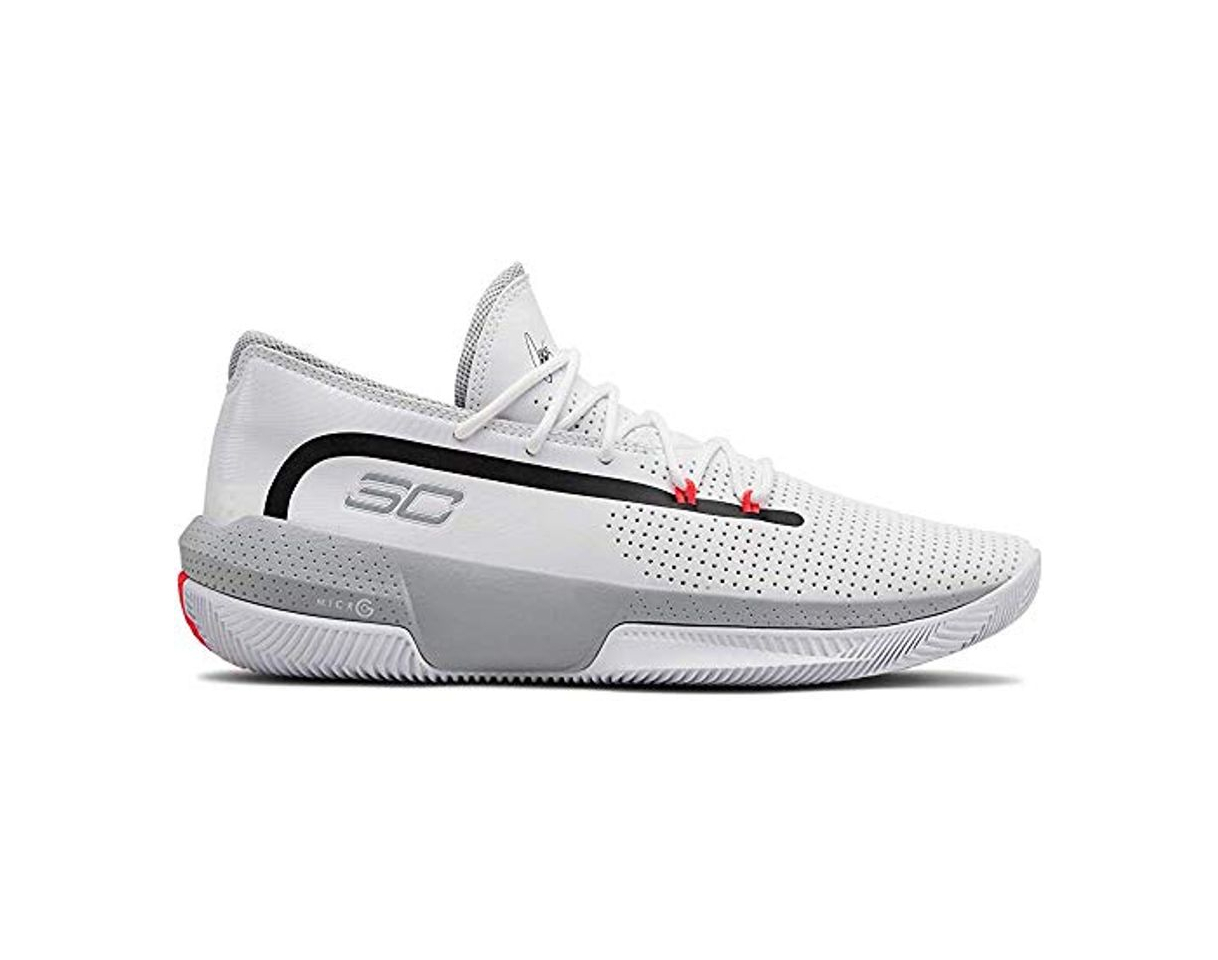 Social Under Armour Sc 3zer0 Iii Zapatos de Baloncesto Hombre, Blanco