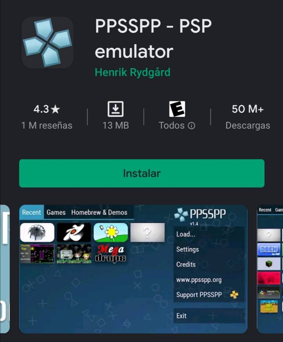 App PPSSPP-PSP Emulador 