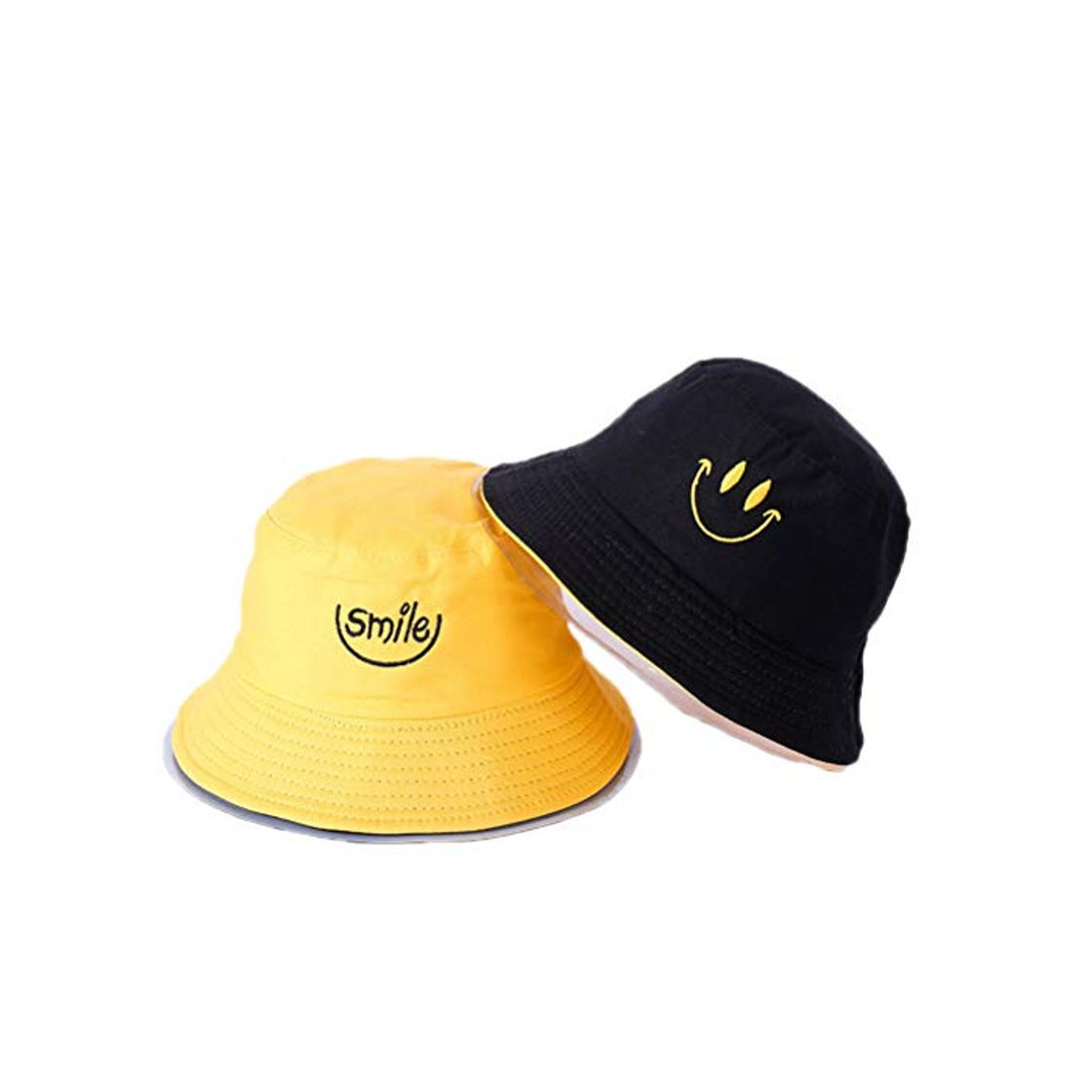 Social Sombreros del Cubo Hombres Mujer Algodón Creativo Carta Sombrero Reversible Moda para