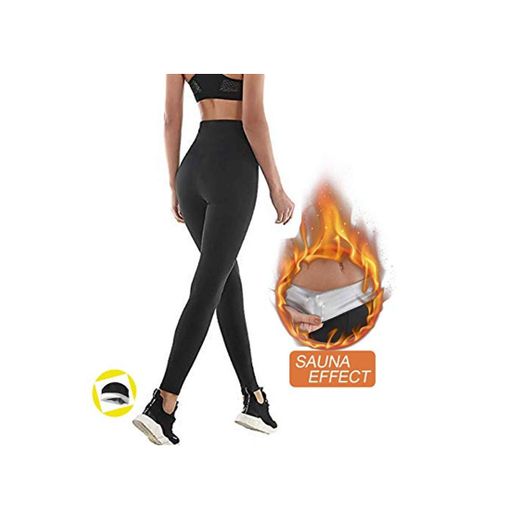 NHEIMA Pantalones de Sauna Adelgazantes Mujer NANOTECNOLOGÍA, Leggins Reductores Adelgazantes, Leggins Anticeluliticos