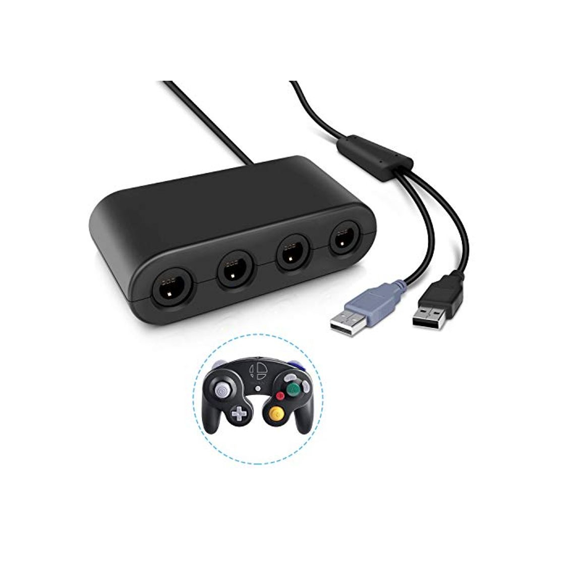 Electrónica Gamecube Controller Adapter, Keten Super Smash Bros de Control de Gamecube Adaptador