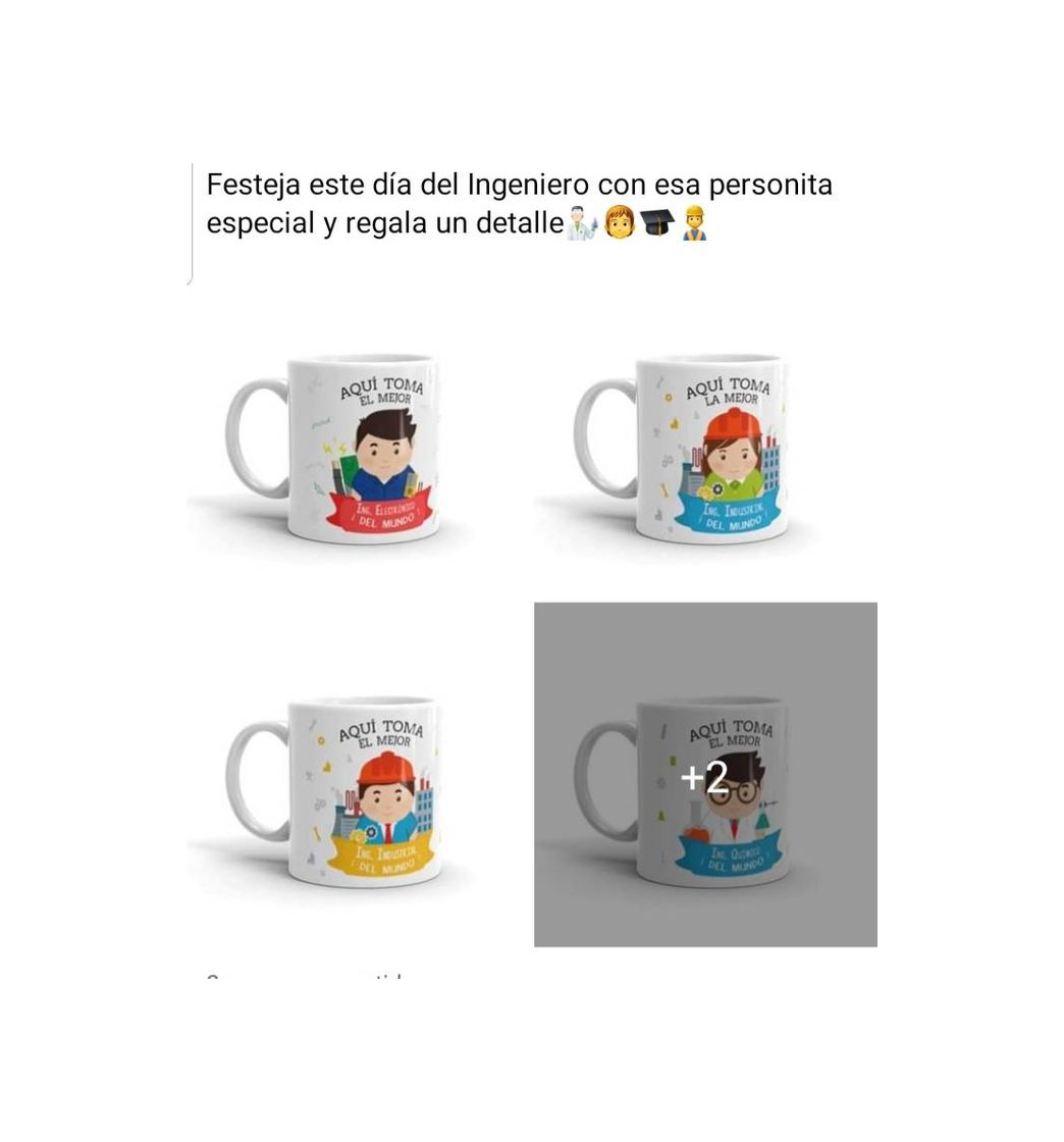 Producto Tazas para el día del ingeniero