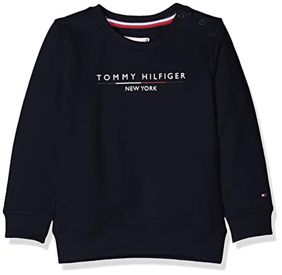 Productos Tommy Hilfiger Essential Logo Crew Sweatshirt Sudadera, Azul