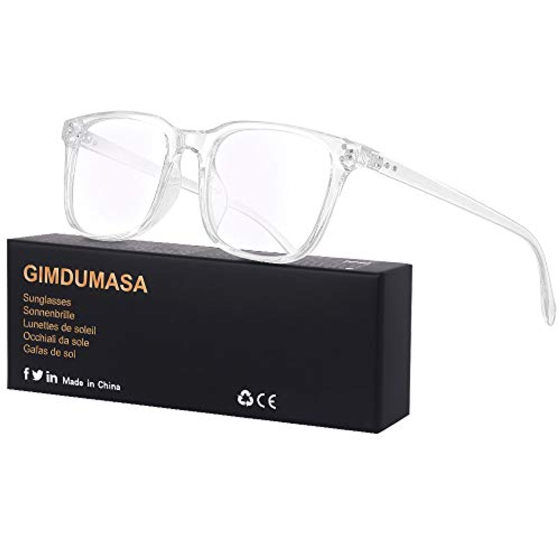 Product Gimdumasa gafas ordenador gaming pc uv luz filtro proteccion azul mujer hombre