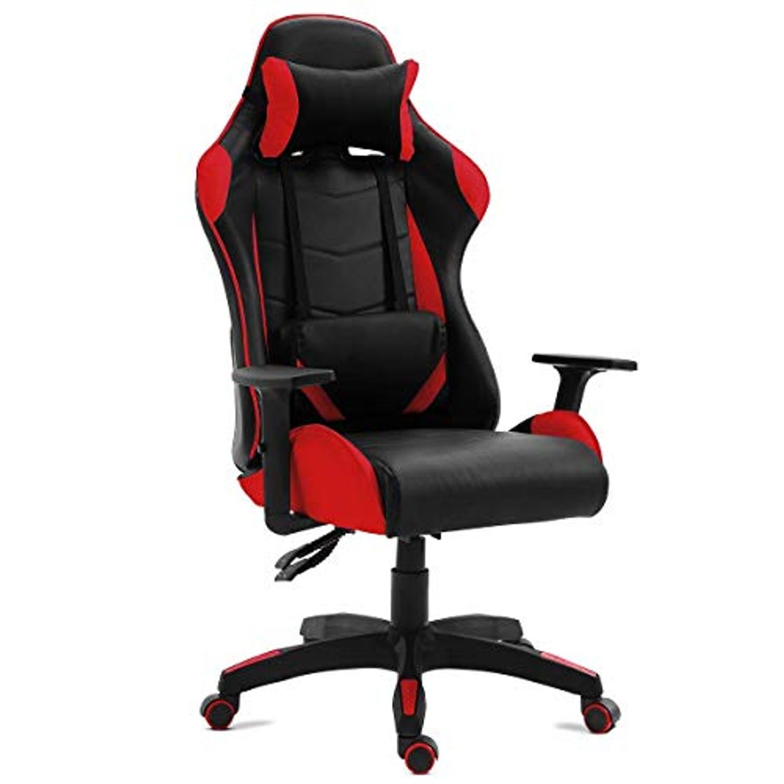 Home Mc Haus ROJA Silla Gaming de Escritorio y Oficina con Respaldo Reclinable