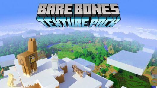 Bare Bones Texture MCPE/MCBE