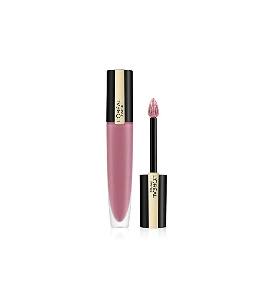 Social L'Oréal Paris Rouge Signature 105 I Rule Pintalabios Mate Permanente Rosa