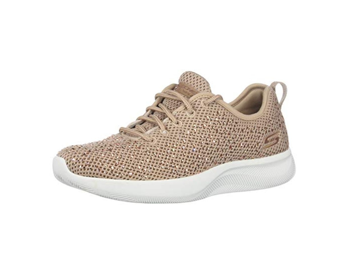 Social Skechers Bobs Squad 2-Bow Beauty - Zapatillas deportivas para mujer con diseño