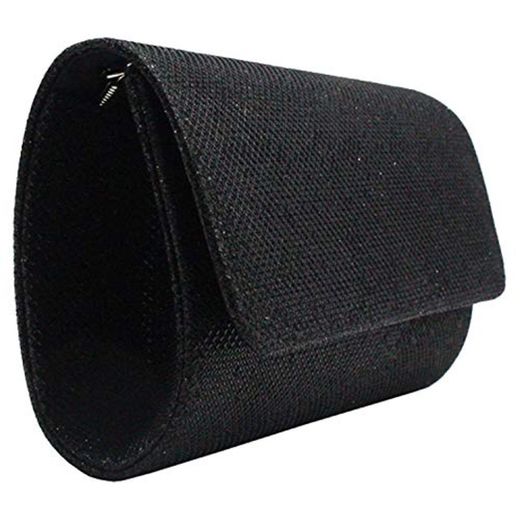 Tavie Carteras De Mano De Mujer Bolso Brillo Clutch Noche Boda Hombro Cruzado Embragues Billetera Cuerpo Cruzado Bolsas Chispeante Para Baile Fiesta Novia Mujer Damas Niñas Negro