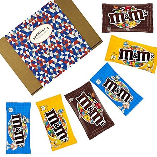 Caja De Regalo Selección De Chocolate Americano M&M's - Chocolate