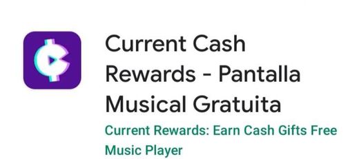 Current cash reward