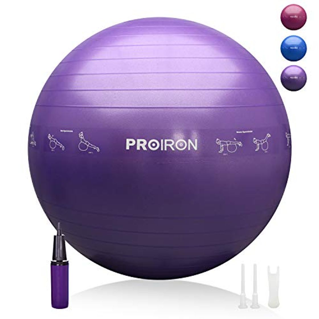 Productos PROIRON Pelota de Pilates 55cm Fitball Pilates Pelota Embarazo