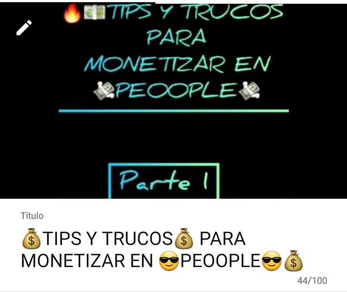 Moda 💶¿COMO MEJORAR LA MONETIZACIÓN EN PEOOPLE?💸💶👋